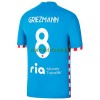 Maillot de Supporter Atlético Madrid Antoine Griezmann 8 Troisième 2021-22 Pour Homme
